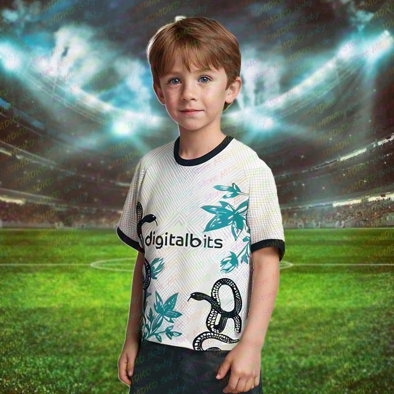 Белая Футболка С Принтом Милан Летний Топ Унисекс Короткими Рукавами Для Детей И