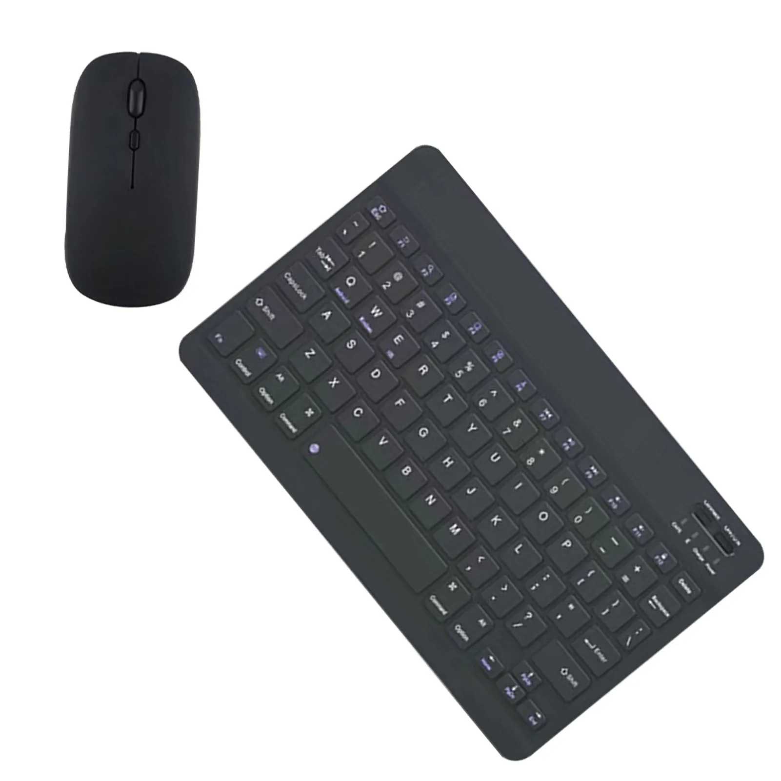 Набор беспроводных клавиатур 10 дюймов портативная тонкая клавиатура и мышь для
