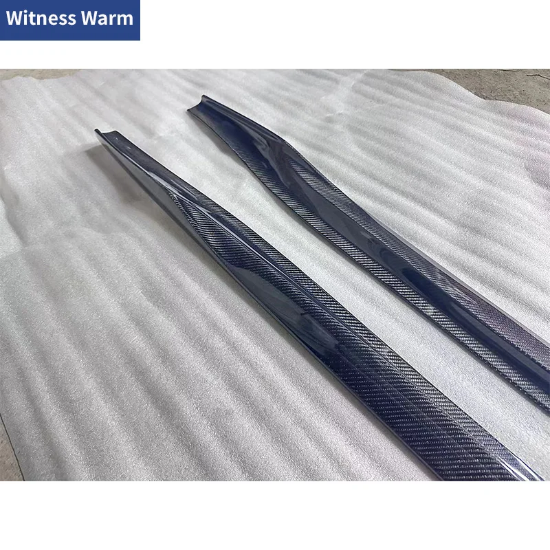 Для Nissan R35 GTR боковая юбка из углеродного волокна Боковой бампер разветвители для