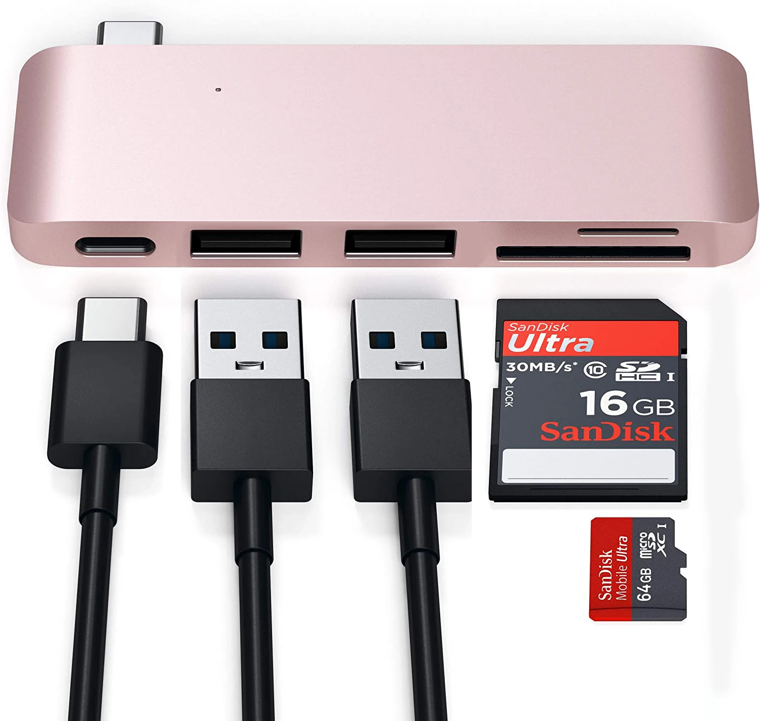USB C концентратор для Micro/SD карт с 2 3 0 87 Вт PD Thunderbolt адаптер 2021 iPad Pro M1 2020 MacBook Air |