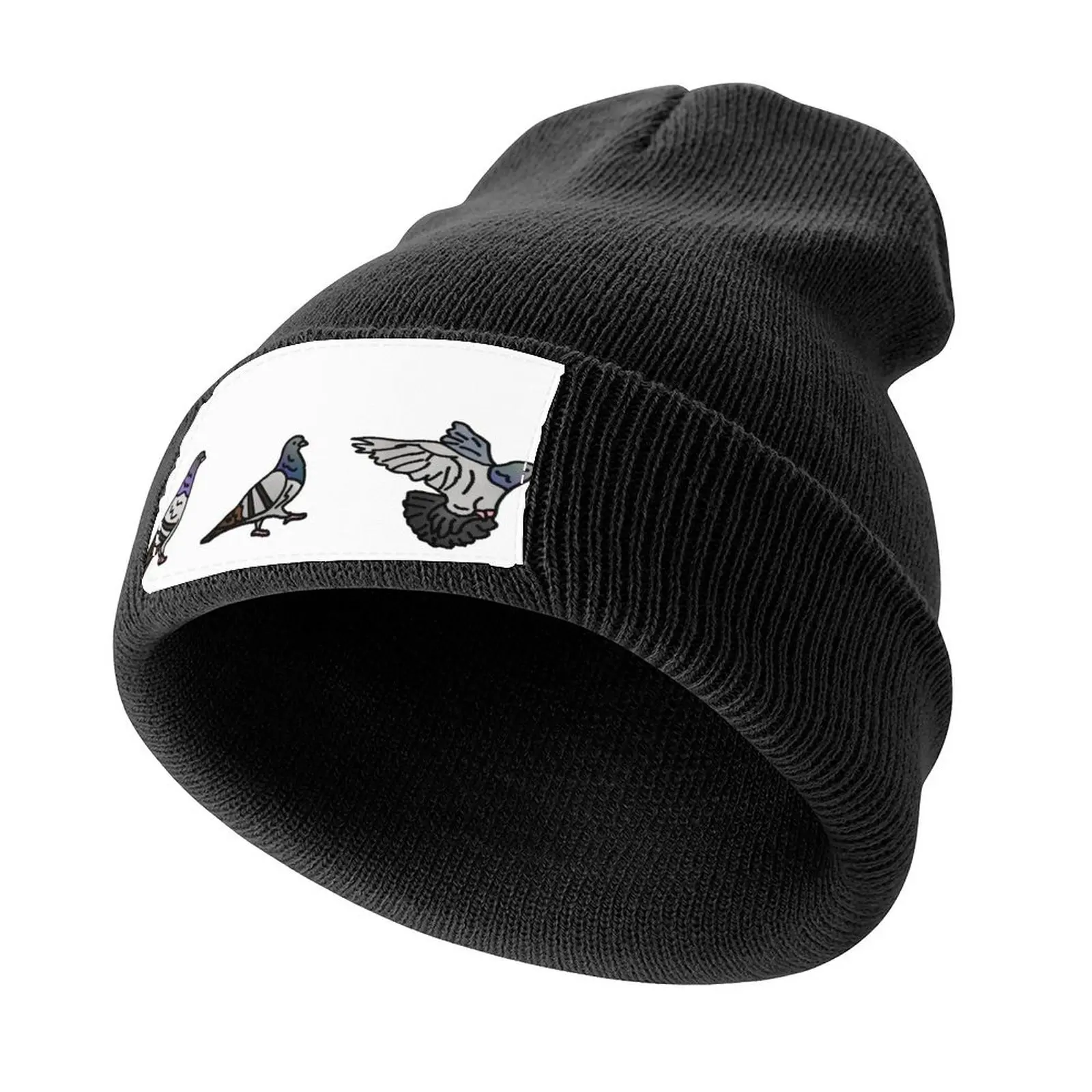 Вязаная кепка Pigeon Doodle дальнобойщика шляпа в стиле вестерн каска женские кепки