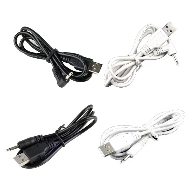 Зарядный кабель с прямой головкой, USB, 3,5 мм, 1 м