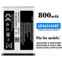 ab463446bu x208 battery for x150 c3300k b189 b309 gt c3520 e1228 gt e2530 e339 gt e2330 battery x208 ab553446bu ab043446be