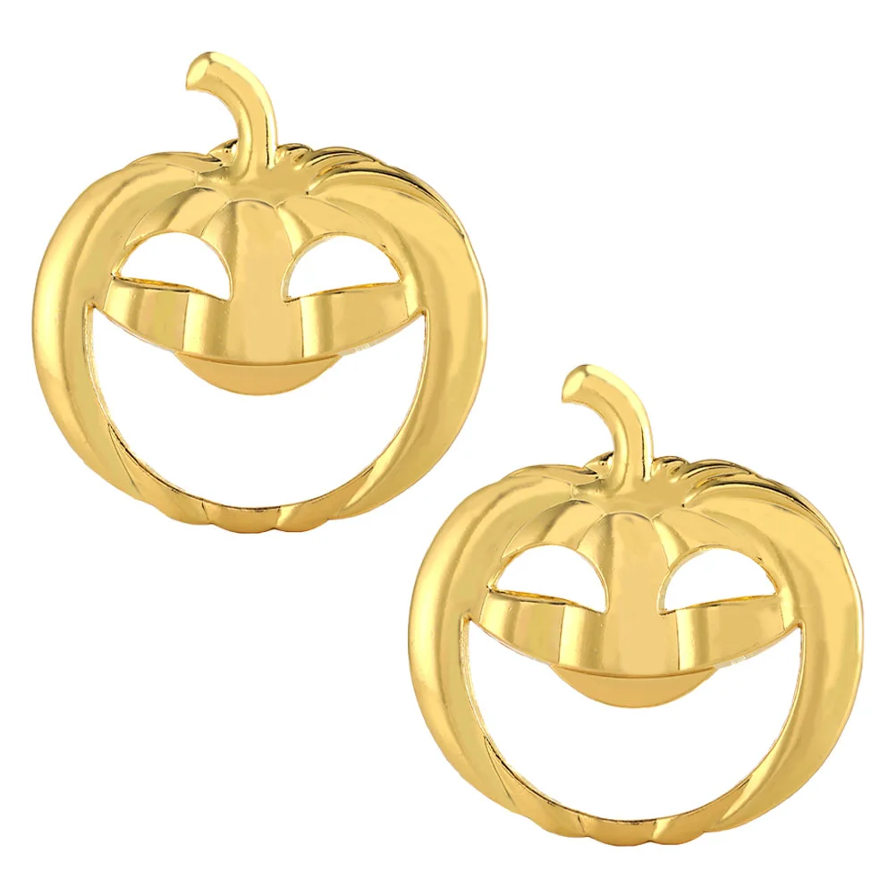

2Pcs Pumpkin Shape Beer Opener Opening Tool for Home Restaurant (Golden)