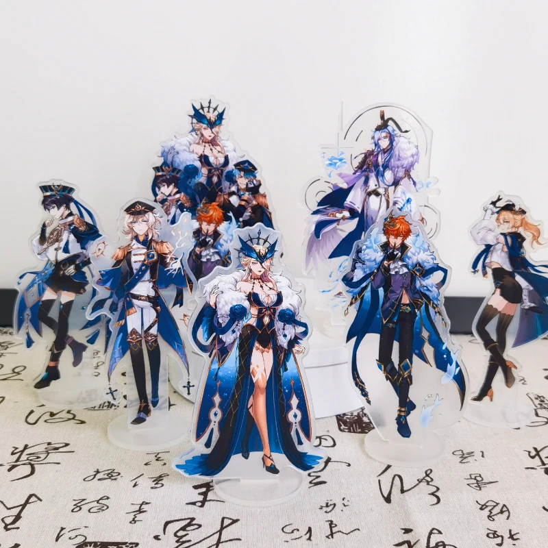 

Anime Genshin Impact Figure Scaramouche Cosplay Game Gift Acrylic Action Tartaglia Stand Sign Desk Decor Fans Collection Toy