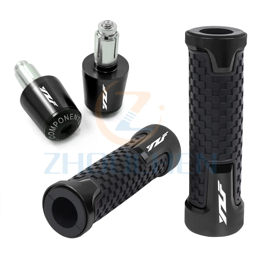 

7/8" 22MM Motorcycle Handlebars Handle Bar Hand Grips End Cap Kit Modified Parts for Yamaha YZF R125 R3 R25 R1 R6 R15 Accessory