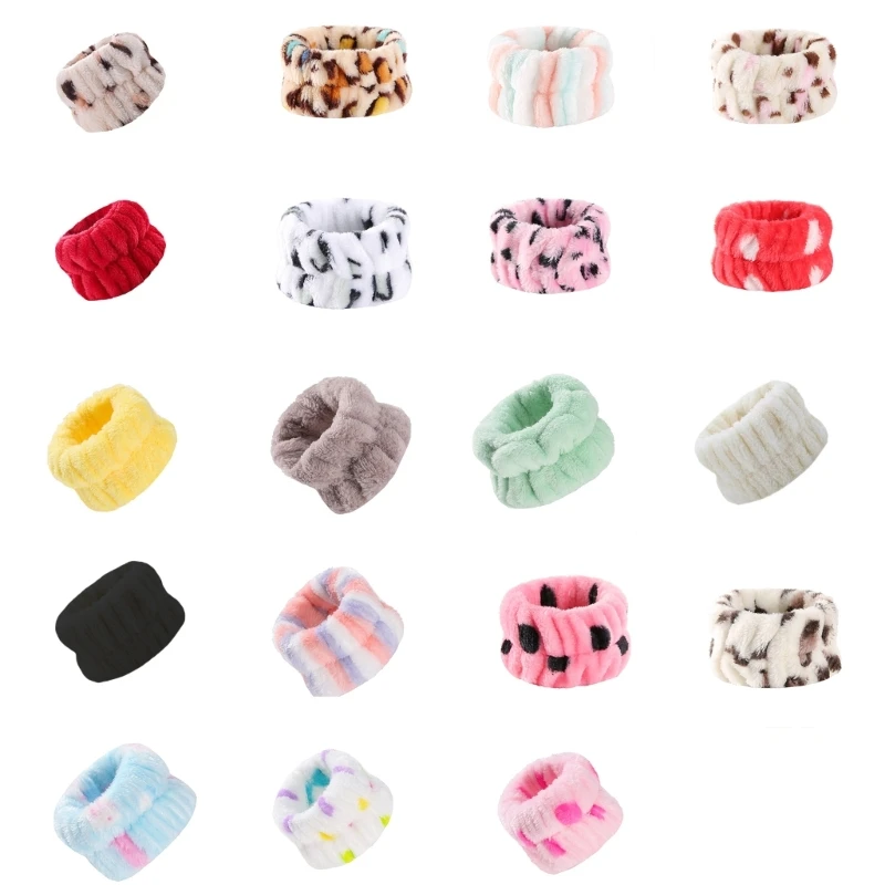 

Spa Wrists Washband Absorbent Microfiber Wrists Towel for Washing Face for Girls