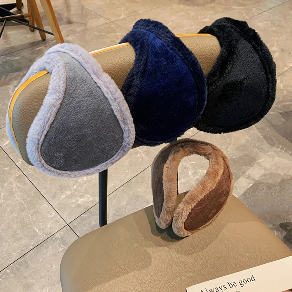 

Thicken Fur Earmuffs Ear Muffs Warm Headphones Winter Accessories for Women Windproof Earmuffs Cycling Warmer Soft Ear Cover