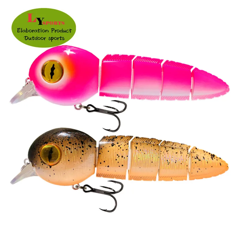 

BBS Perfect 6 inch 40g Multi Jointed Fishing Lures Swimbait Wobbler Bait Fishing Lures Wobbler Minnow Custom NEW