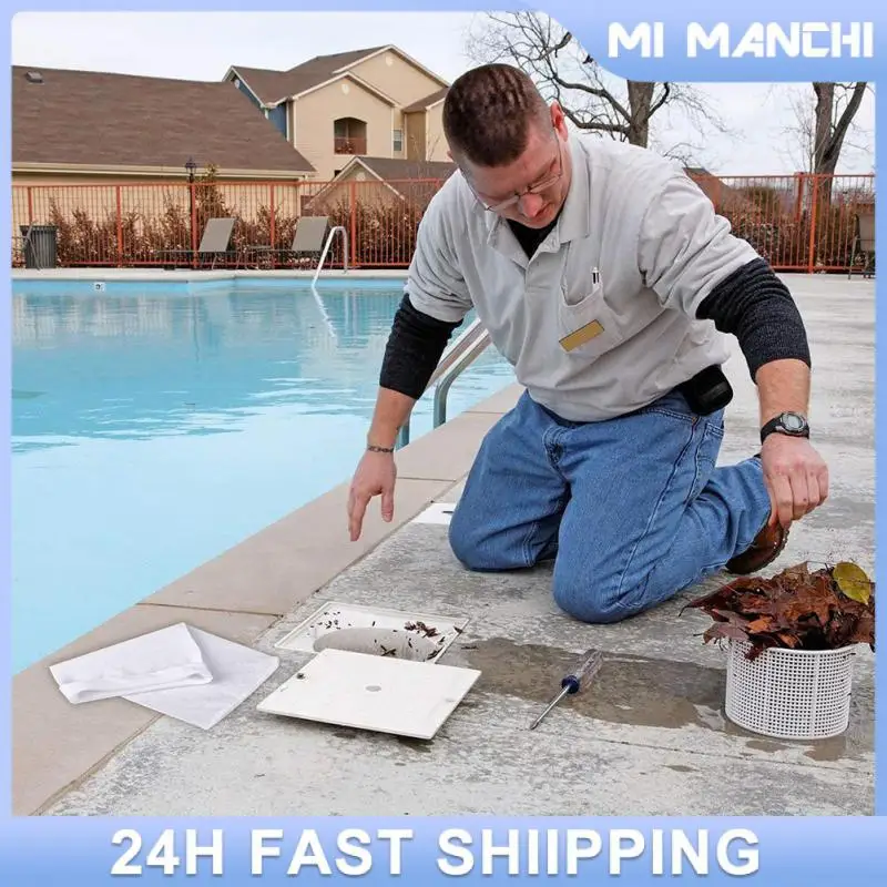 

/Set Filter Storage Pool Skimmer Socks Nylon Swimming Pool Filter Socks For Baskets Skimmers White Pool Supply piscina