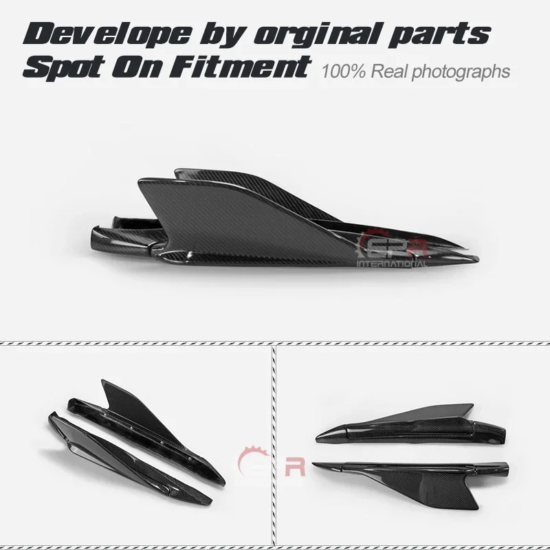 Боковая юбка для Audi R8 V10 комплект из углеродного волокна тюнинга боковых ластов