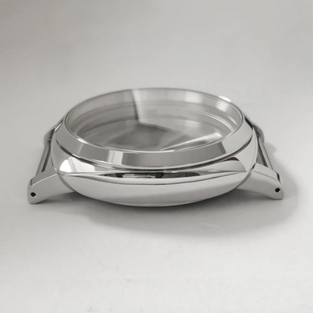 47MM Watch Case For ETA 6497 6498 ST3600 ST3620 Movement Stainless Steel Polished Case Watch Repair Parts
