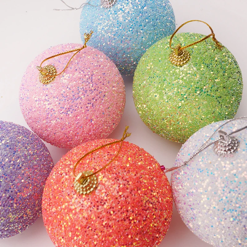 

1 шт. 8 см подвесные елочные шары, подвесные украшения, 2022 Новогодние рождественские шары, Рождественская вечеринка