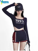 yiciya womens tracksuit t shirt shorts womens two peice sets 2022 summer cheerleading fashion suit sexy outfits pants suits