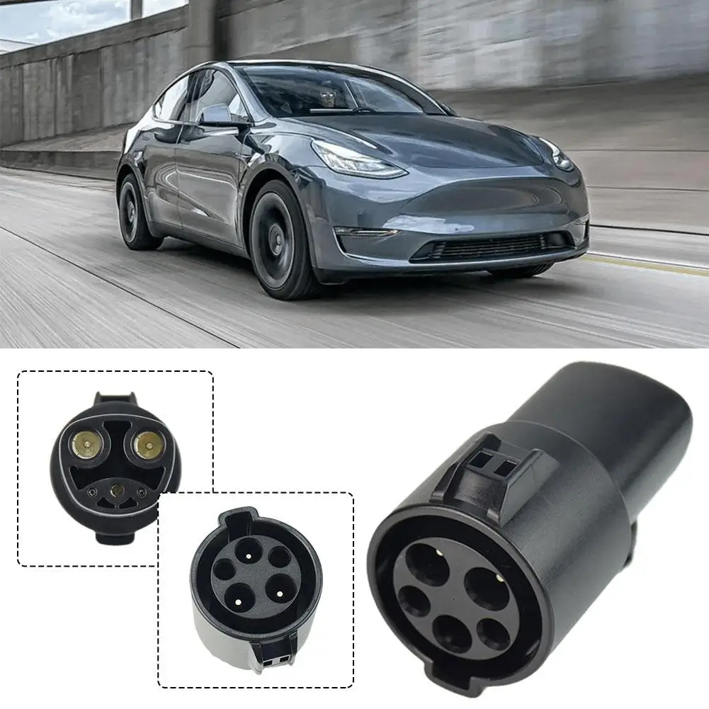 

Electric Vehicle Charging Adapter For Teslas Model 3/Y/S/X To Connect SAE J1772(Type1) For EV Charger Connector EVSE Conver K0J4