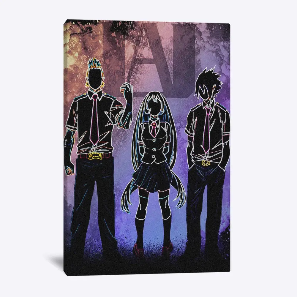 

Mirio Togata, Tamaki Amajiki и Nejire, декоративные аниме принты, домашний декор, холст для гостиной, живопись, настенный художественный плакат