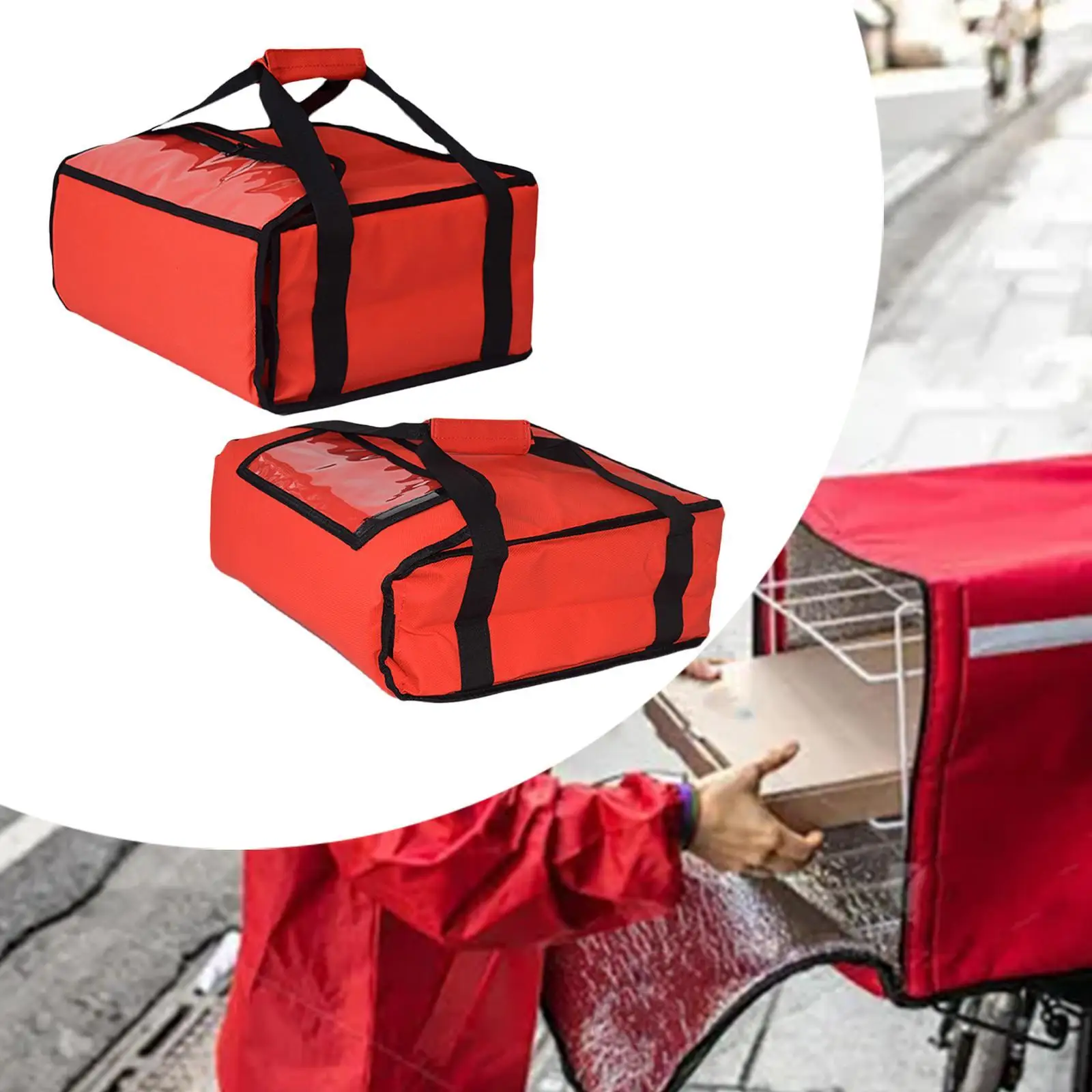 Сумка для переноски пиццы Delivey изолированная сумка подогреватель