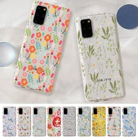 fhnblj relief flower phone case for samsung a 10 20 30 50s 70 51 52 71 4g 12 31 21 31 s 20 21 plus ultra