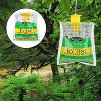 hanging bait bag fly catcher fly trap garden home yard supplies fly trap bag for pest control disposable pest products plastic