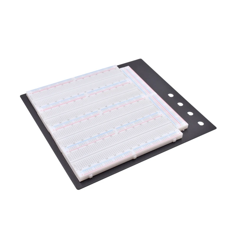 

No Welding Solderless Breadboard Plate 3220 Tie-Points Test Circuit Board ZY-208 4Pcs 830 Points