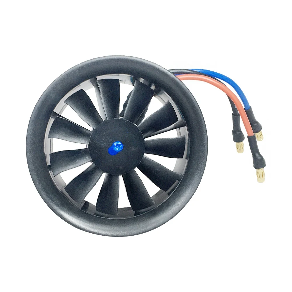EDF 50 мм 4900KV 3S 11 лопастей RC Вентилятор Пропеллер с бесщеточным двигателем для JET