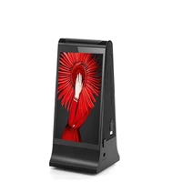 new table advertising 20800mah menu power bank 7 inch dual touch screen wifi 4g advertising restaurant charging station