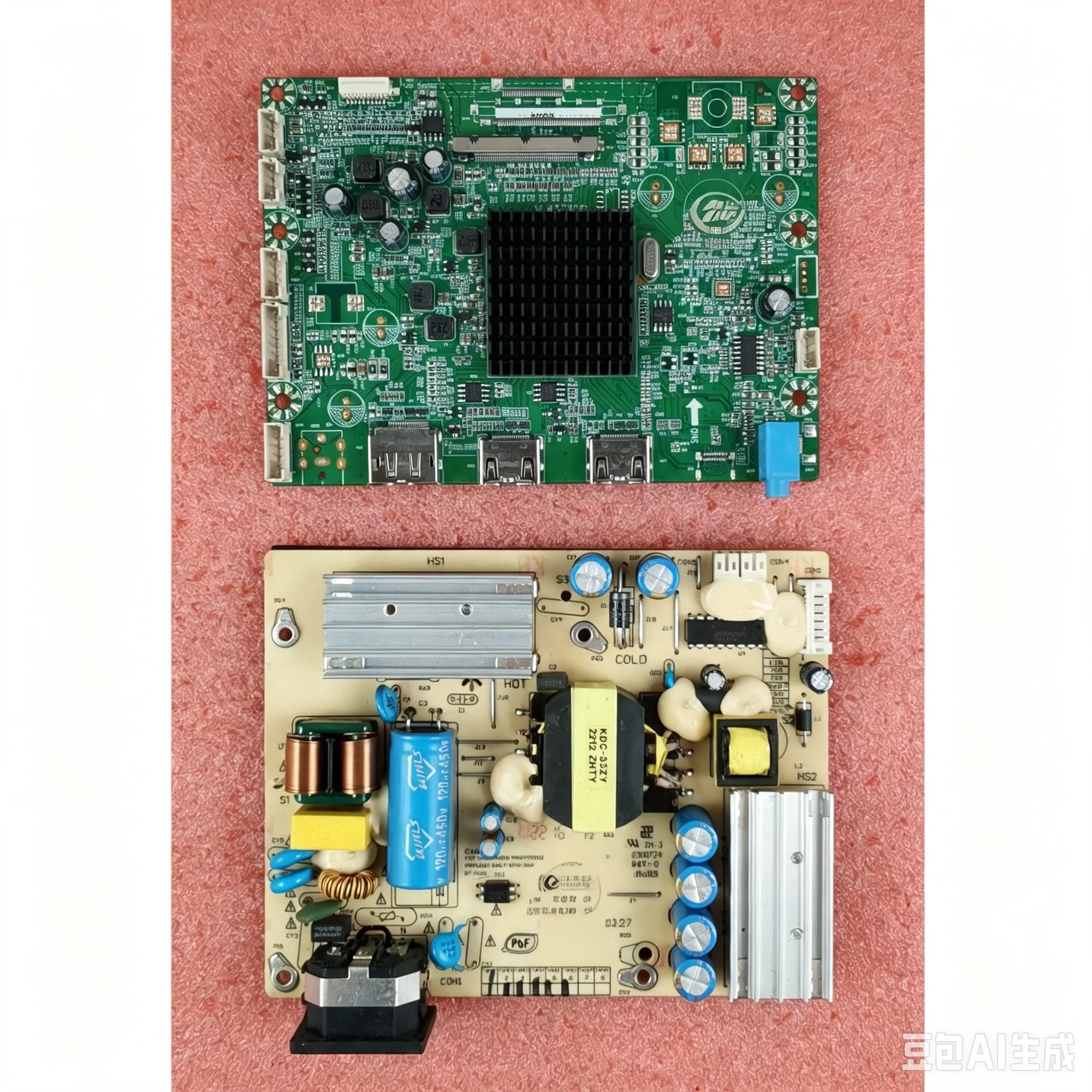 Фото Плата драйвера VX2780-2K-PRO, плата питания VL457XBC, экран KDL68W-01, MV270QHM-NF2 №1