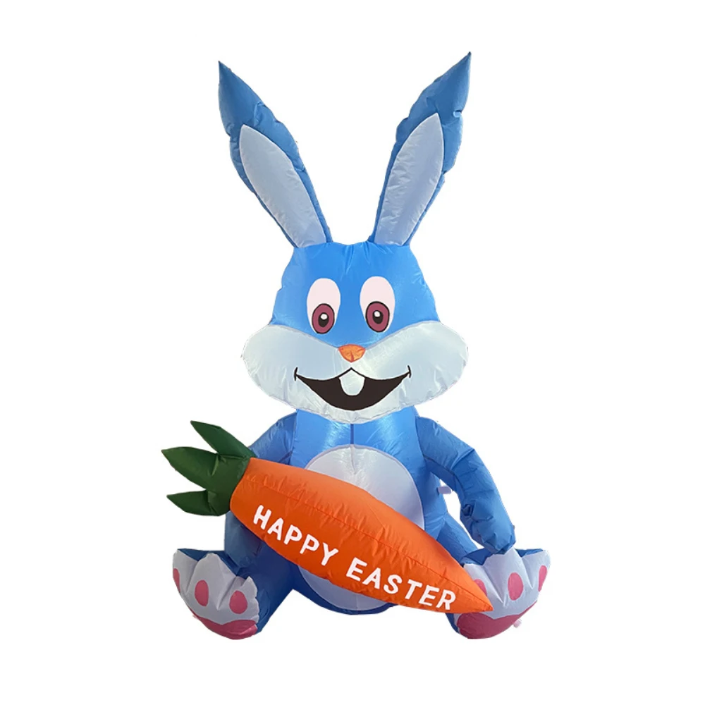 

Easter Bunny Decor With Blower Luminous Rabbit Outdoor Decorations High-quality Toy Home Yard Decorations Courtyard Decoration