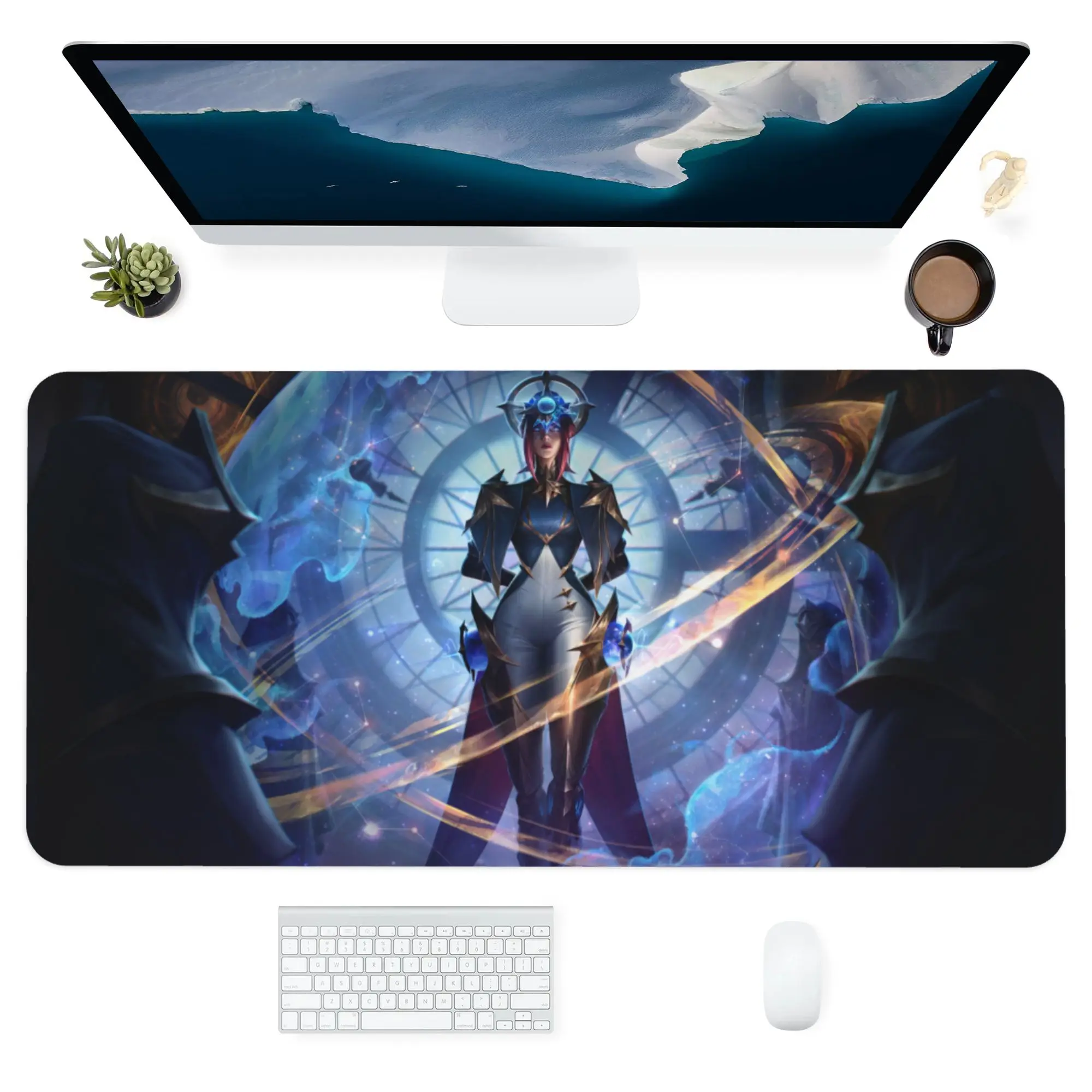 

Extended Deskmat Large Mouse Pad Mousepad Mat Gaming Desk Pad Gamer Mause Carpet Computer Accessories Mats Mous Tabl Spaceship