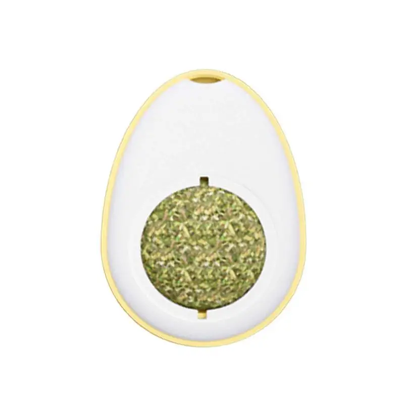 

Cat Mint Ball Boiled Egg Shape Catnip Roller Ball Wall Toys Rotatable Cat Snack Edible Balls With Natural Healthy Catnip Ball