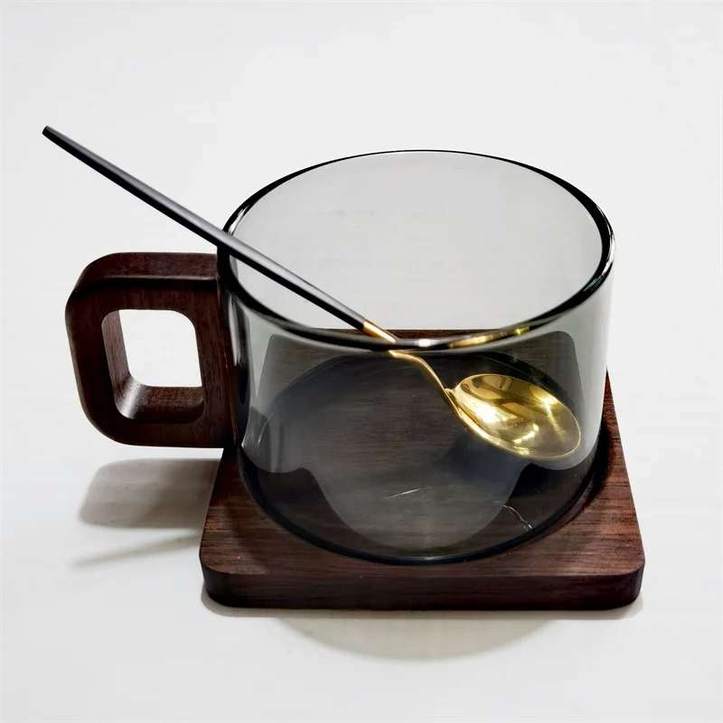 

Стеклянная кофейная кружка BenRussell 200 мл