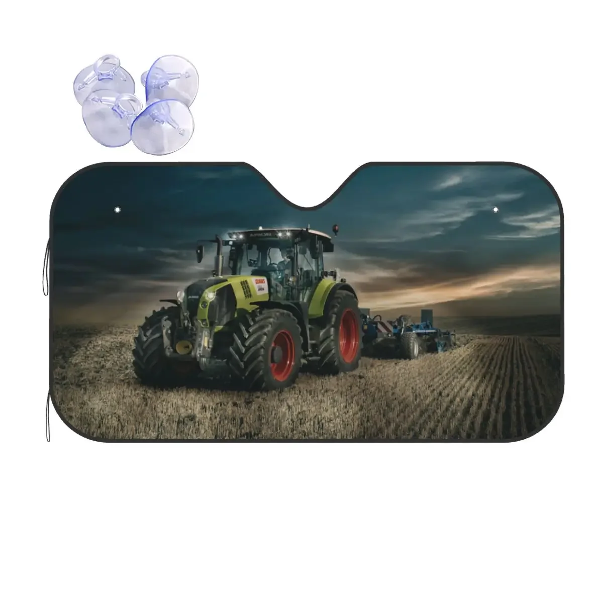 Автомобильный трактор шаблон складной солнцезащитный козырек лобовое стекло