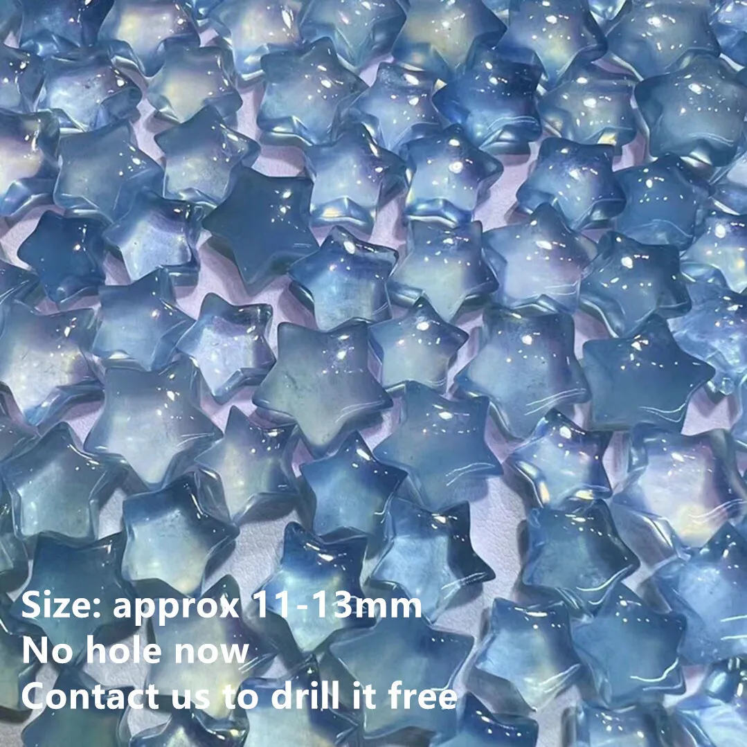 1 шт. Fengbaowu натуральная аквамариновая звезда изготовление ювелирных изделий для