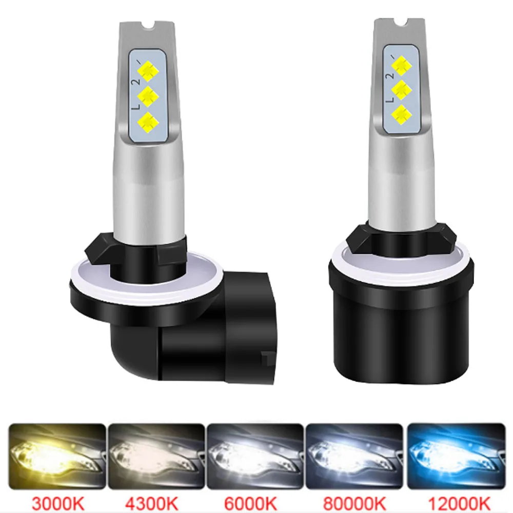 

Противотуманные фары для автомобиля, H4, H7, 880, 881, H27, 3000K, 4300K, 8000K, 2525, CSP, 6500 К, 12 В, 24 В, 2 шт.