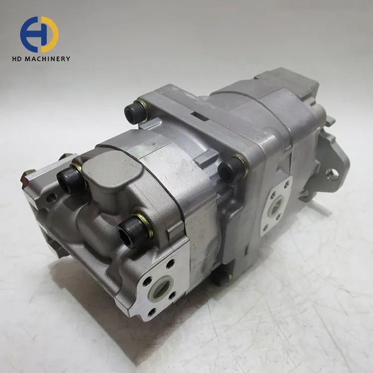 Гидравлический шестеренный насос погрузчика HD Wa450-3 Wa470-3 705-52-30280 705-52-30281