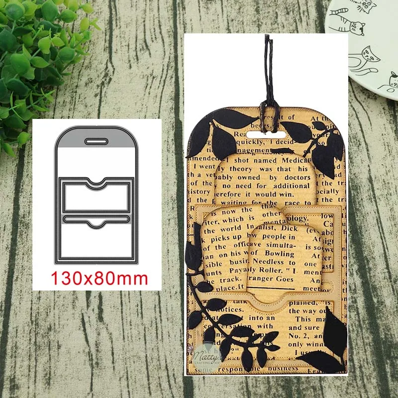 

Addy craft metal cutting dies cut die mold Ppocket tags die set Scrapbook paper craft knife mould blade punch stencils die