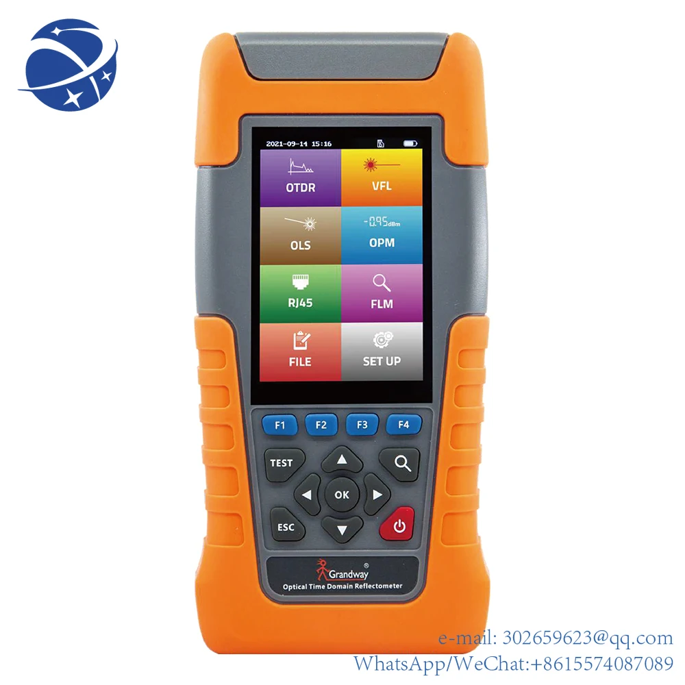 

yyhc [Grandway Original] FTTH OTDR 1310/1550nm 28dB 100KM mini handheld OTDR + VFL + power meter + OLS + Blue Tooth