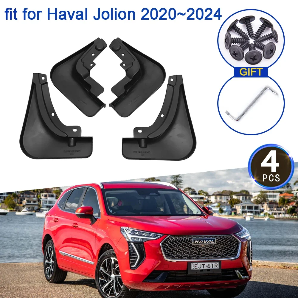 

4 шт., передние Брызговики для Haval Jolion 2020 2021 2022 2023 2024