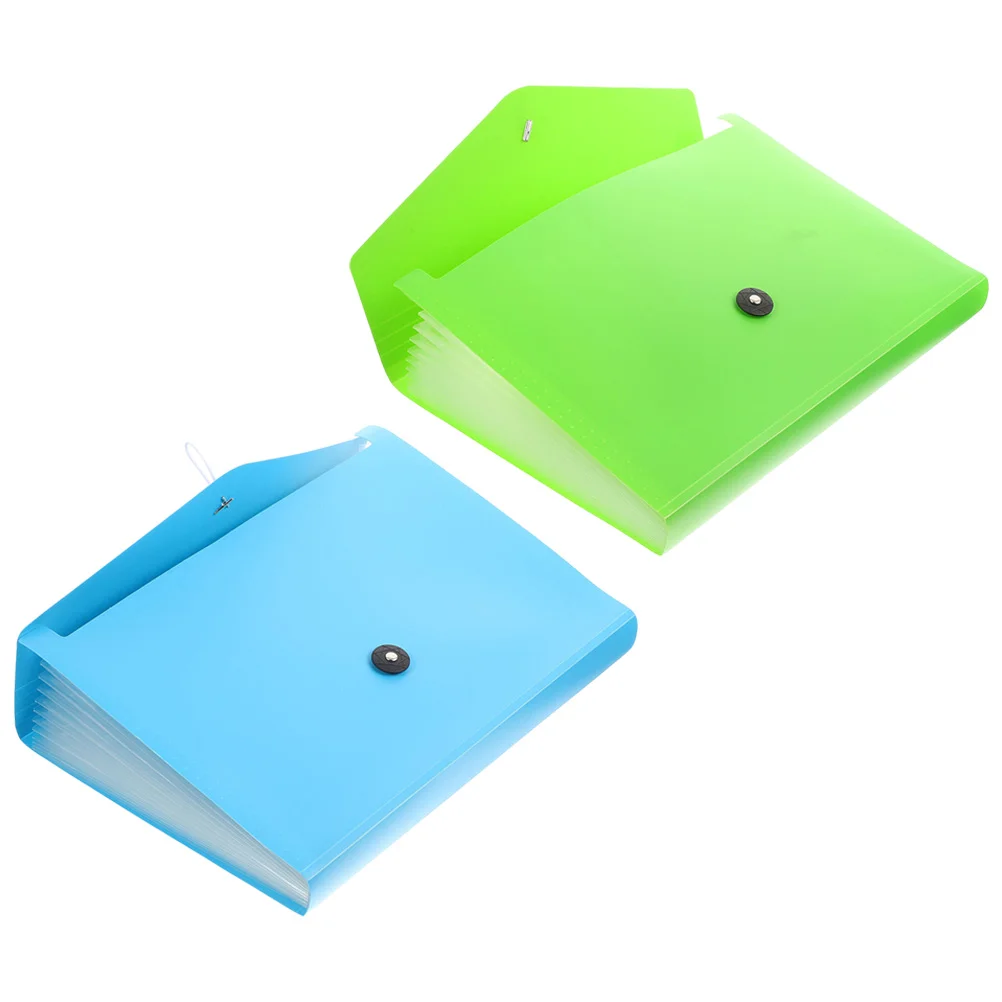 

2pcs Expanding Files Folder Accordion Binder File Organizer Document Organizer Folder