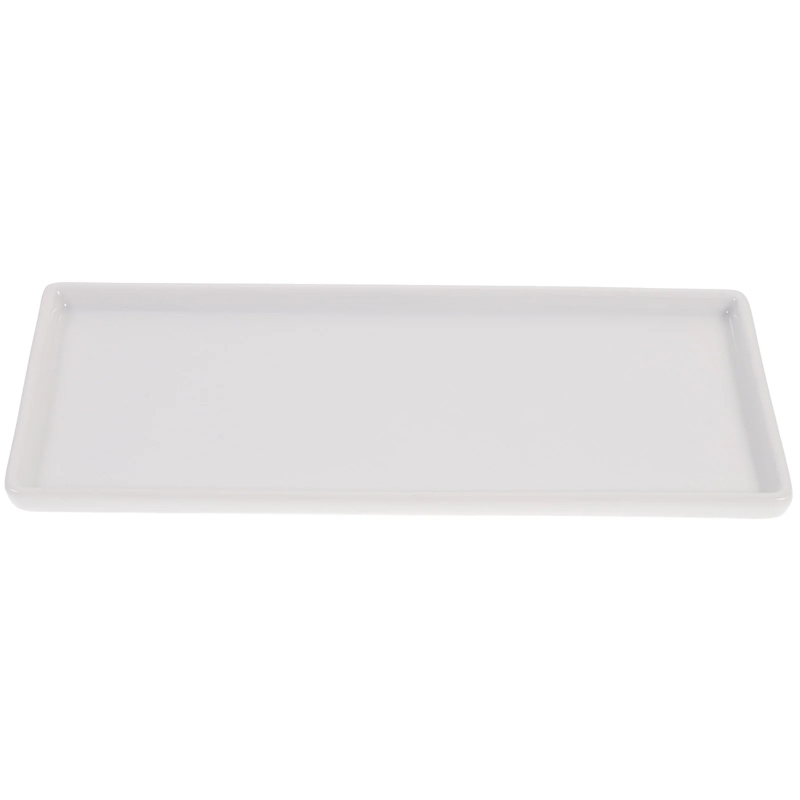 

Tray Bathroom Jewelry Ceramic Dish Vanity Storage Holder Organizer Plate Trays Towel Porcelain Ring Soap Trinket Serving White
