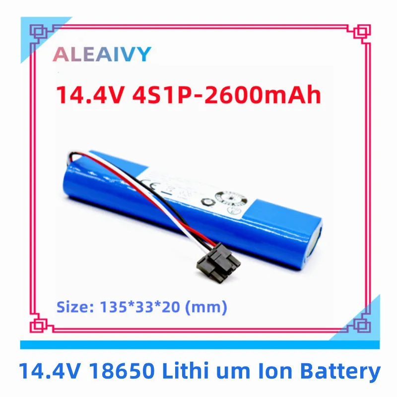 

Литий-ионная батарея 14,4 В 2600 мАч 18650 для Vio mi V2 Pro V-RVCLM21B и Mi Vacuum Mop-P STYJ02YM, сменная батарея для робота-пылесоса