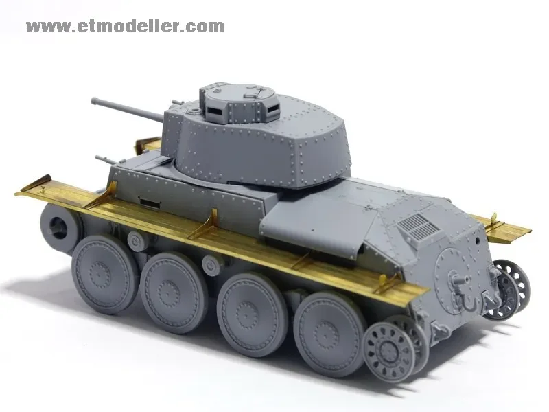 ET МОДЕЛЬ EA35-004 Немецкий Pz.Kpfw.38(t) времен Второй мировой войны фотогравированная