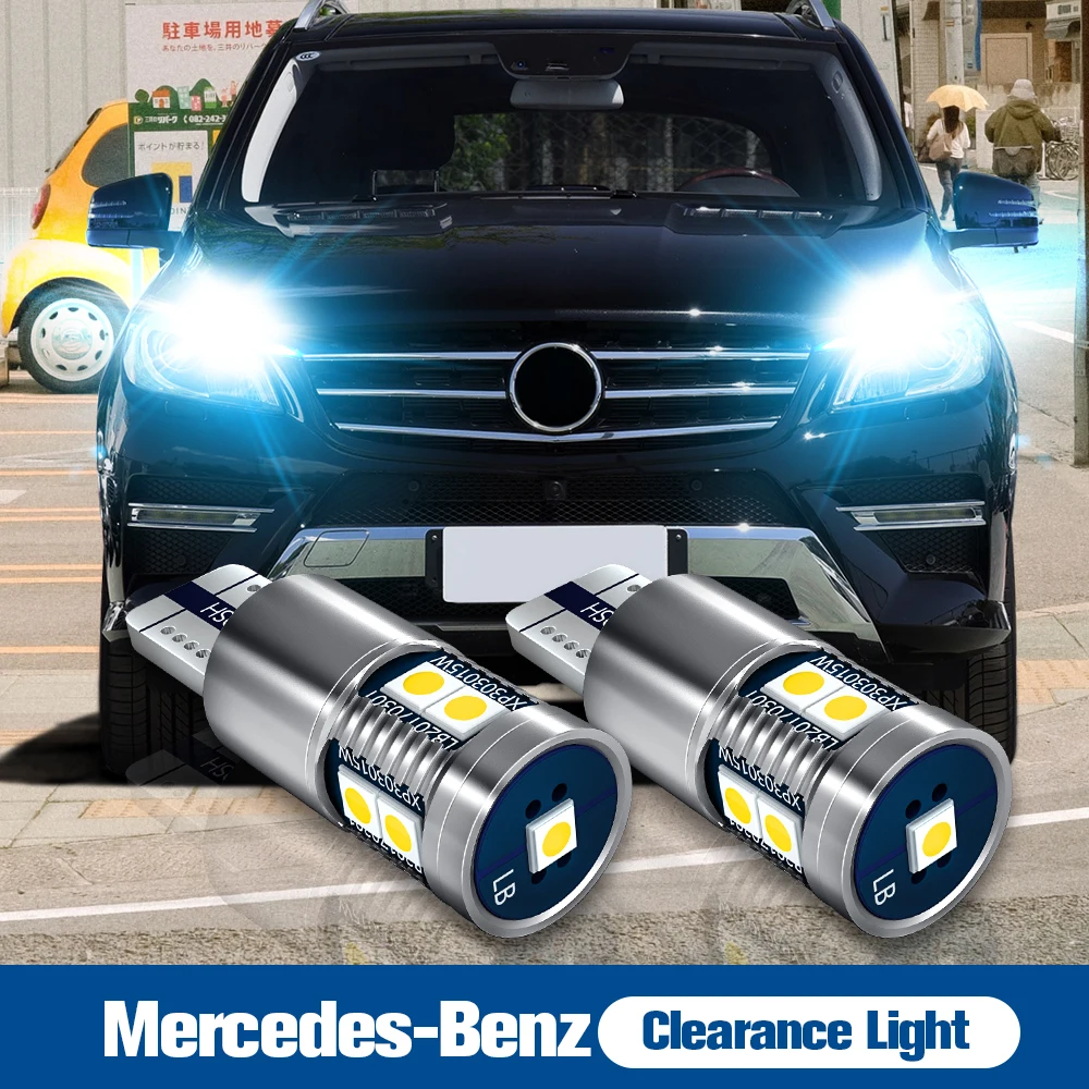 

2x LED Clearance Light Bulb Parking Lamp W5W T10 Canbus For Mercedes Benz GL-Class X164 X166 W163 W164 W166 W251 V251 R129 R230