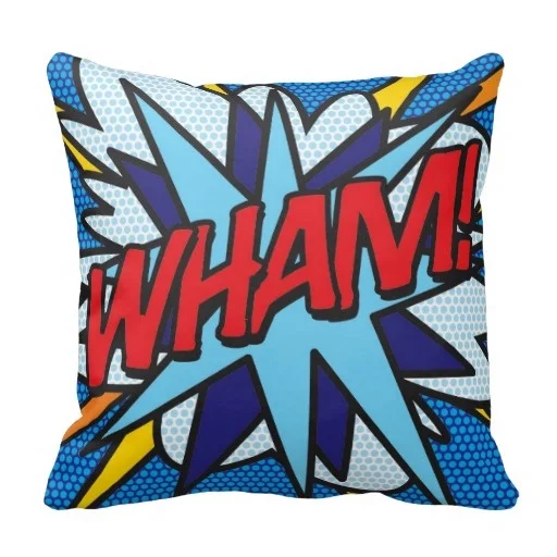 

Комикс-книга WHAM! Зап! Подушка приблизительная