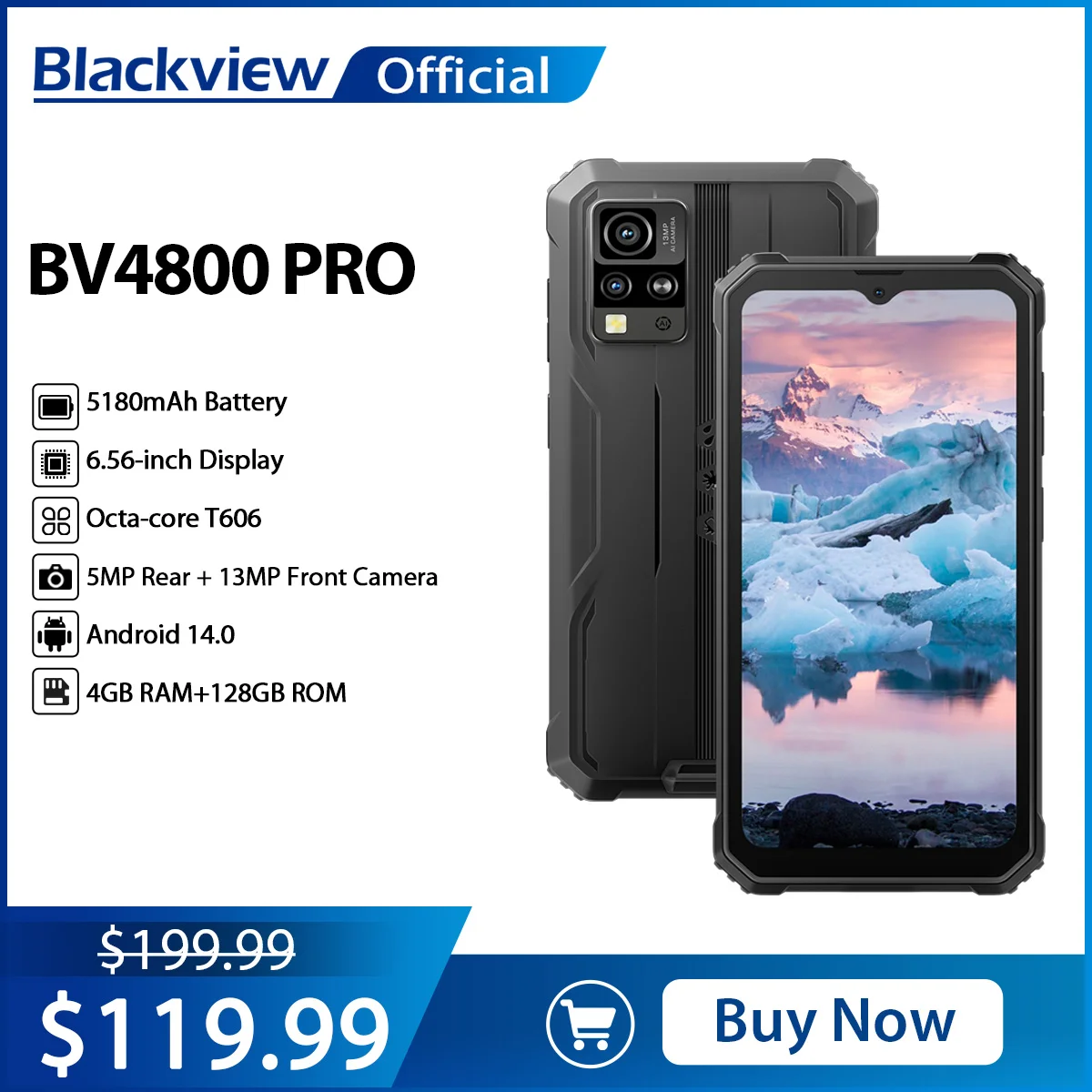 Смартфон Blackview BV4800 Pro 4/128ГБ global