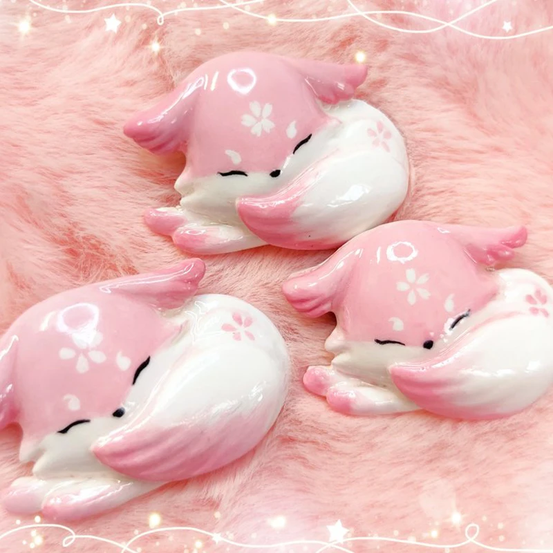 

2022 Trend Genshin Impact Handmade Yae Miko Cute Sakura Fox Desktop Ornament Pendant For Fans Cosplay Props Gifts Anime Jewelry