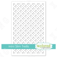 new mini trellis diy embossing paper card template craft layering stencils for walls painting scrapbooking stamp album decor
