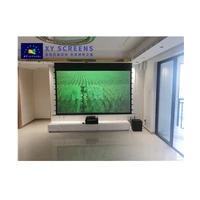 xy screen hidden ceiling motorized alr projector screen black crystal for long throw projector