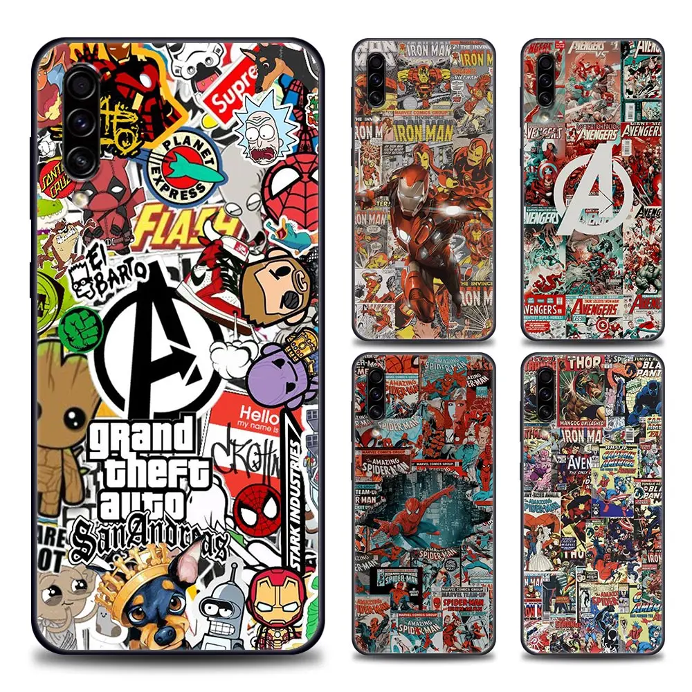 

Marvel Avengers Logo poster Comics Phone Case For Samsung Galaxy A90 A80 A70 A70S A60 A50 A40 A30 A30S A20S A20E A10 A10E A9 A8