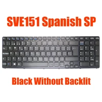spanish sp keyboard for sony for vaio sve151 sve17 mp 11k76e04427_1a 149162611es 90 4xw07 c0s 9z n6csw gos00 without backlit new